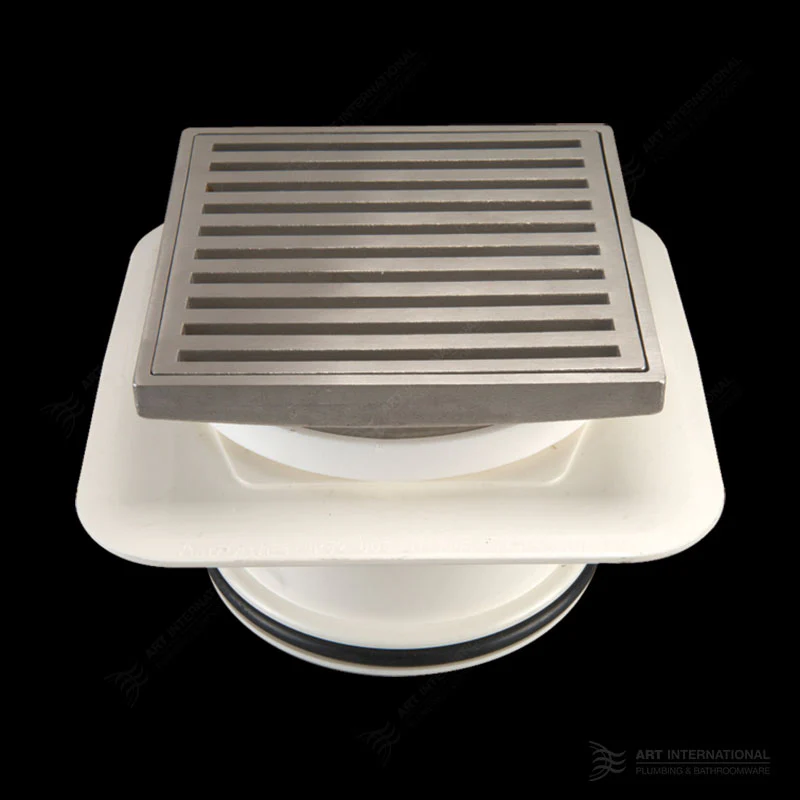 316 Stainless Steel Square on Square Floor Waste