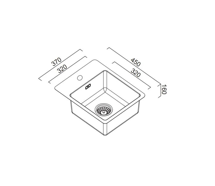 Abey Bar Sink With Tap Landing - Image 5