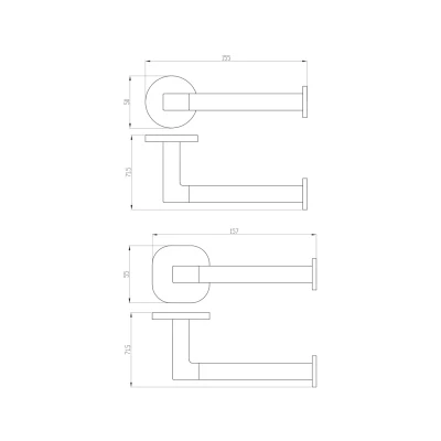 Architectura Toilet Roll Holder - Image 6
