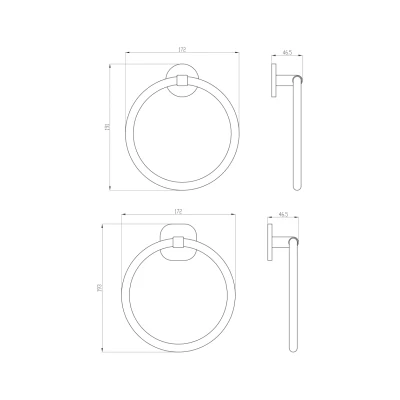 Architectura Towel Ring - Image 6