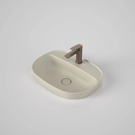 Caroma Contura II 530mm Inset Basin with Tap Landing - Image 3
