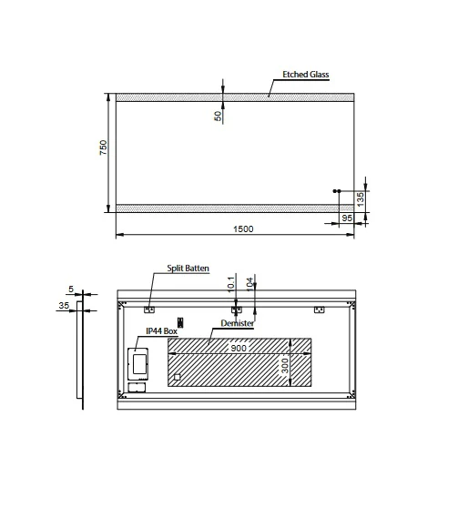 Remer Miro 1800mm Led Mirror - Image 5
