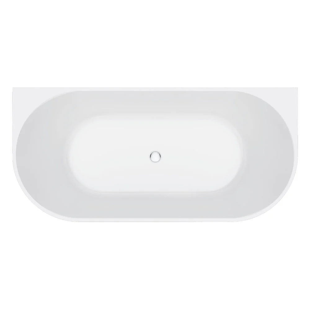Fienza Eleanor 1700 Fluted Back To Wall Bath - Image 3