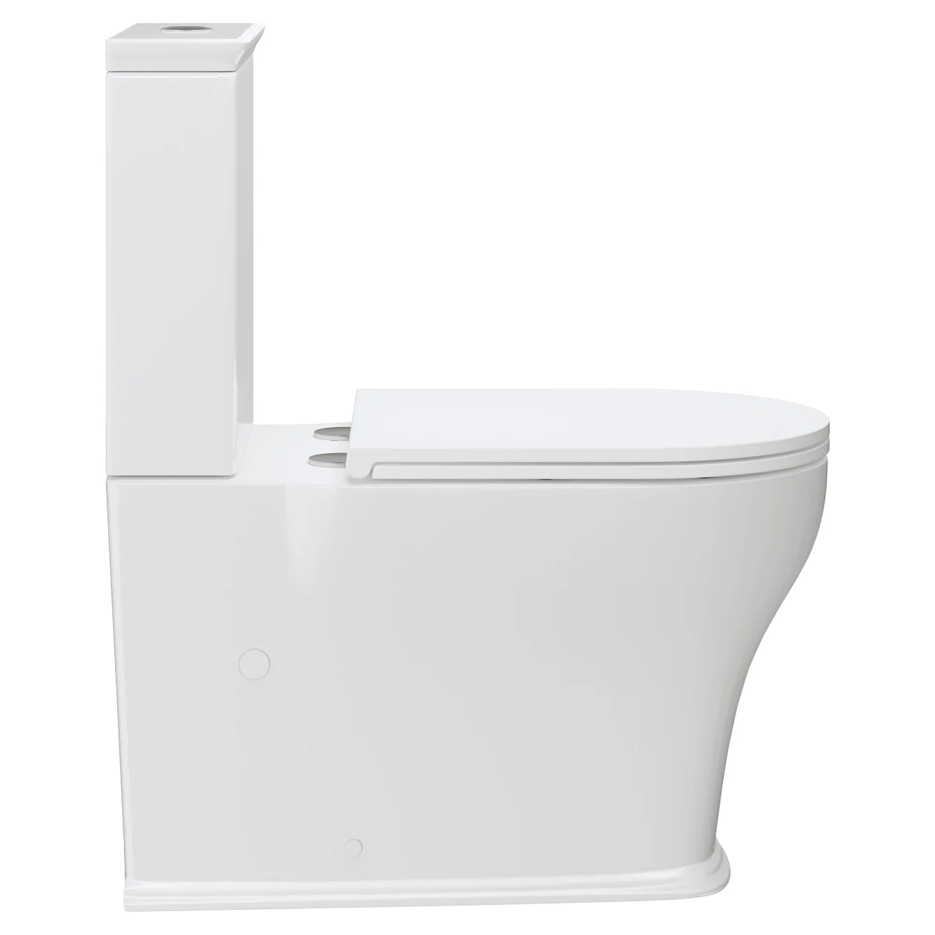 Fienza Lillian Tornado Flush BTW Toilet Suite with Slim Seat - Image 2