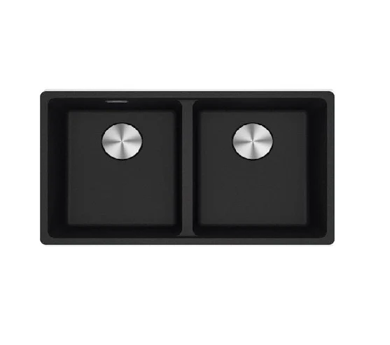 Franke Maris Double Bowl Onyx Undermount Sink