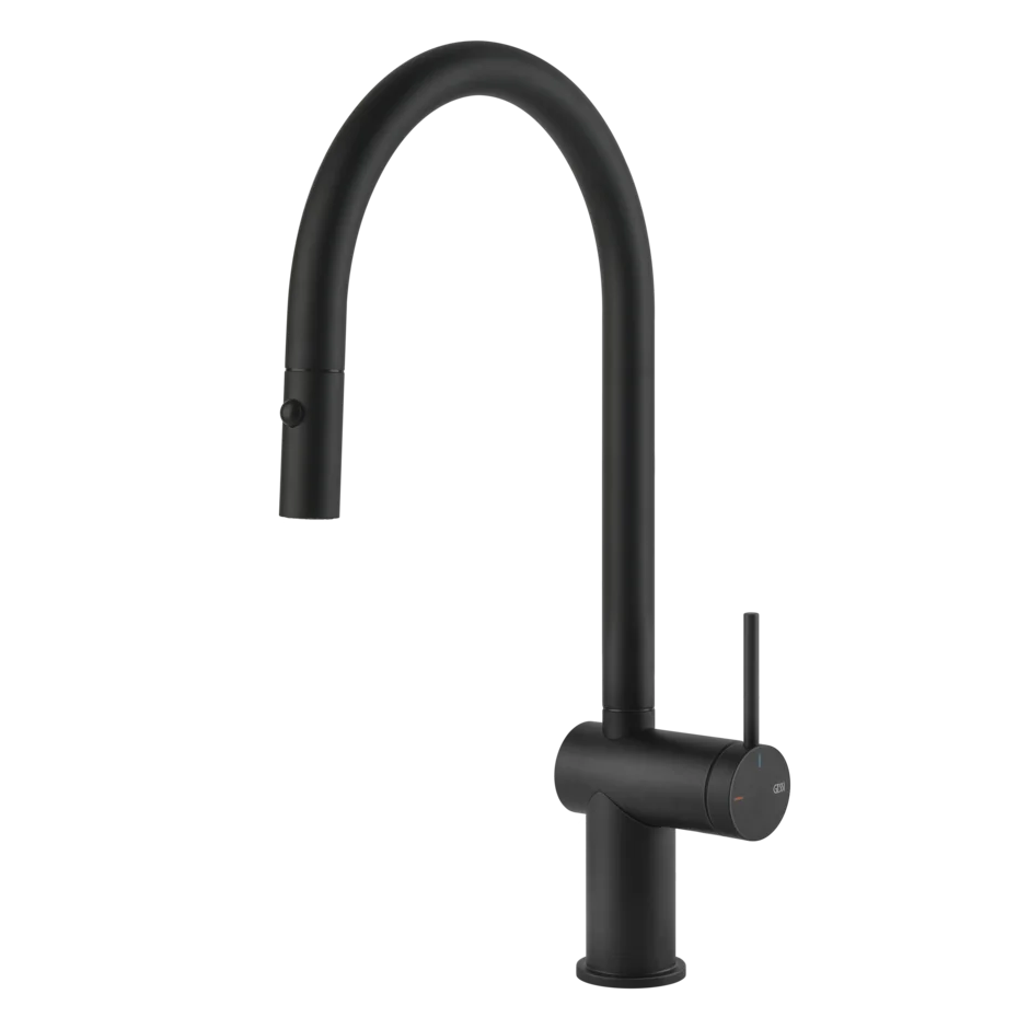 Gessi Inedito Goose Neck Pull Out Spray Mixer - Image 3