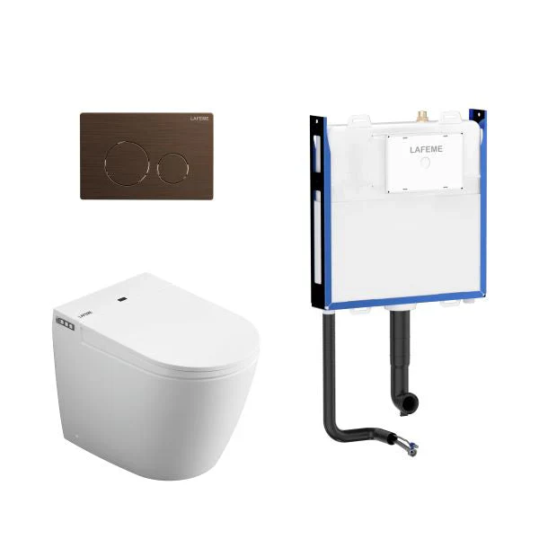 LAFEME Crawford In Wall Smart Bidet Toilet Package - Image 10