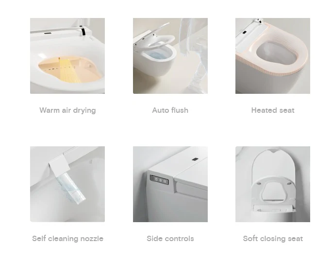 LAFEME Crawford In Wall Smart Bidet Toilet Package - Image 4