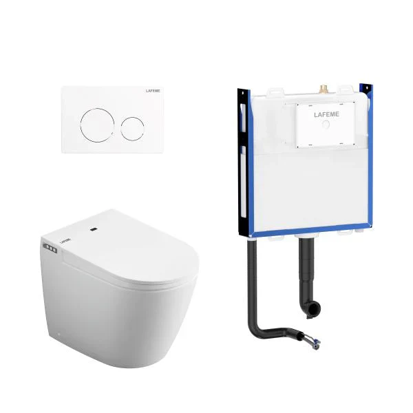 LAFEME Crawford In Wall Smart Bidet Toilet Package - Image 7