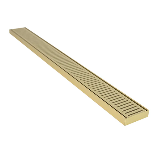 Lauxes NeXT Slotted Shower Grate Kit Matte Gold - Image 2