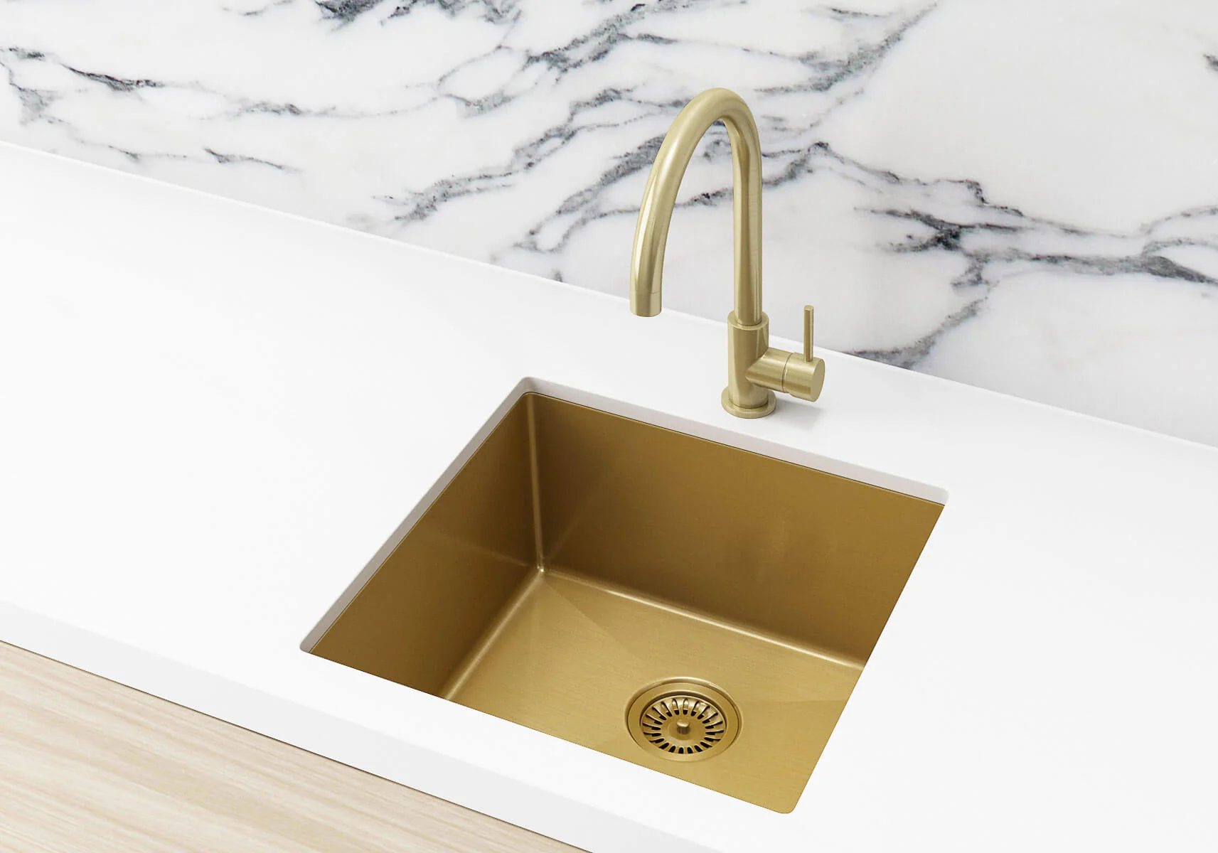 Lavello Kitchen Sink - Single Bowl 450 x 450 - Image 3