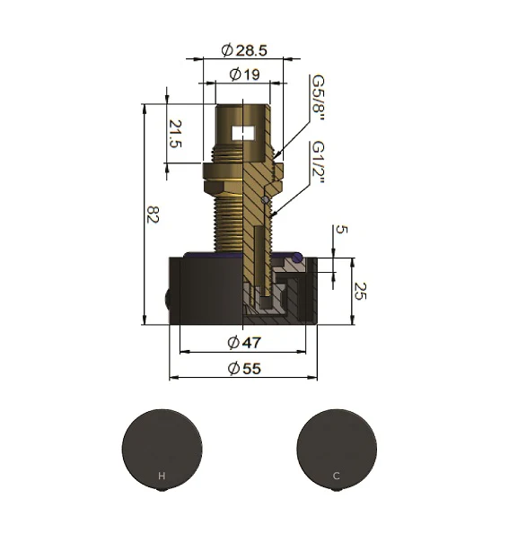 Meir Circular Wall Taps - Image 7