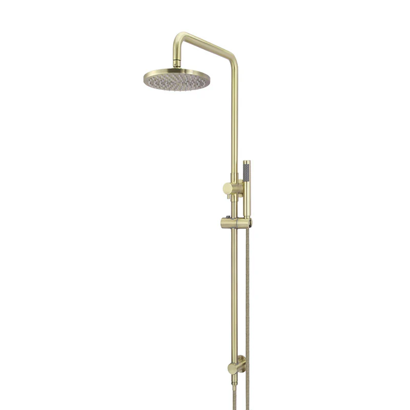 Meir Round Combination Shower Rail, 200mm Rose, Single Function Hand Shower - Image 6
