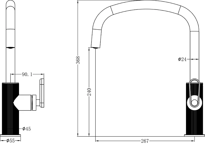 Novas Frame Sink Mixer - Image 7