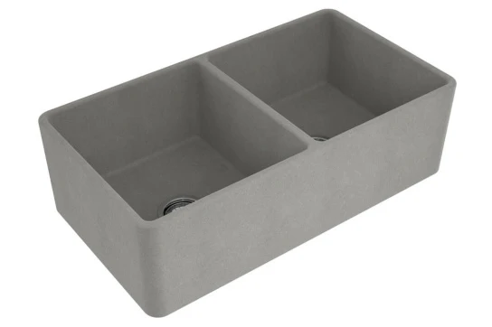 Novi 85 x 46 Fine Fireclay Double Bowl Butler Sink - Image 6