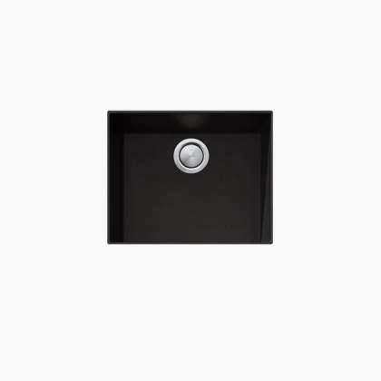 Oliveri Santorini Black Large Bowl Undermount Sink