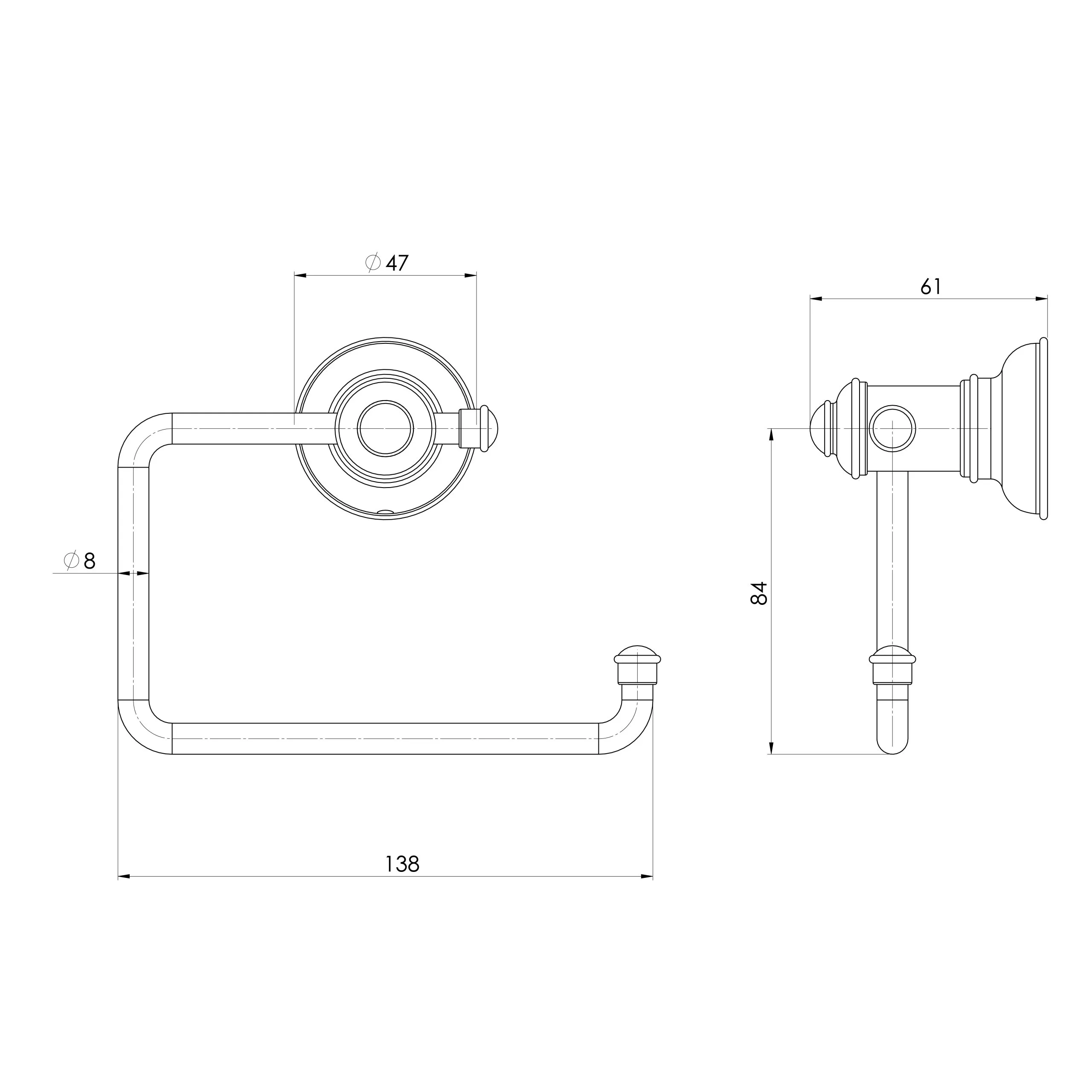 Phoenix Cromford Toilet Roll Holder - Image 5