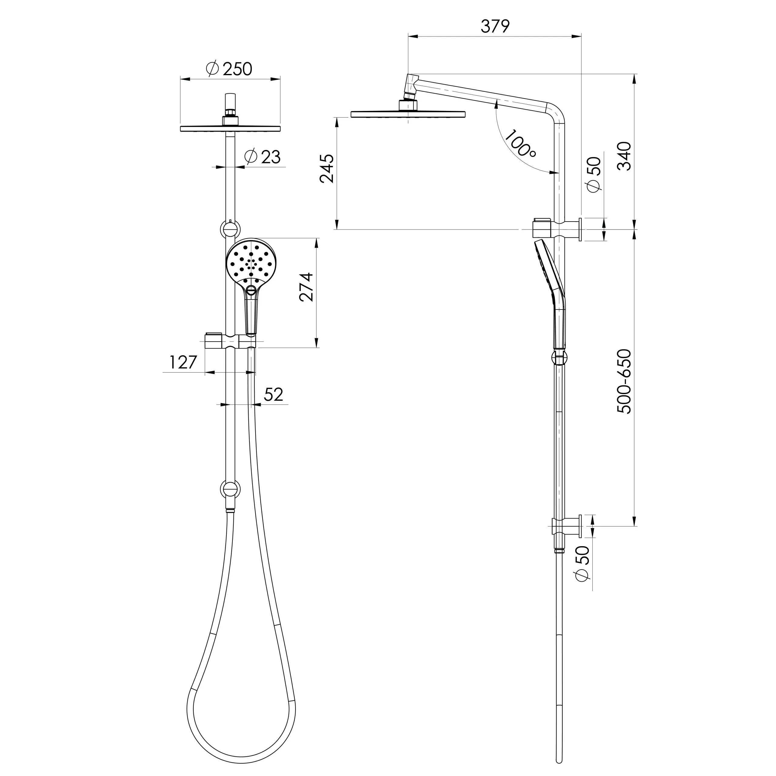 Phoenix Ormond Twin Shower - Image 6