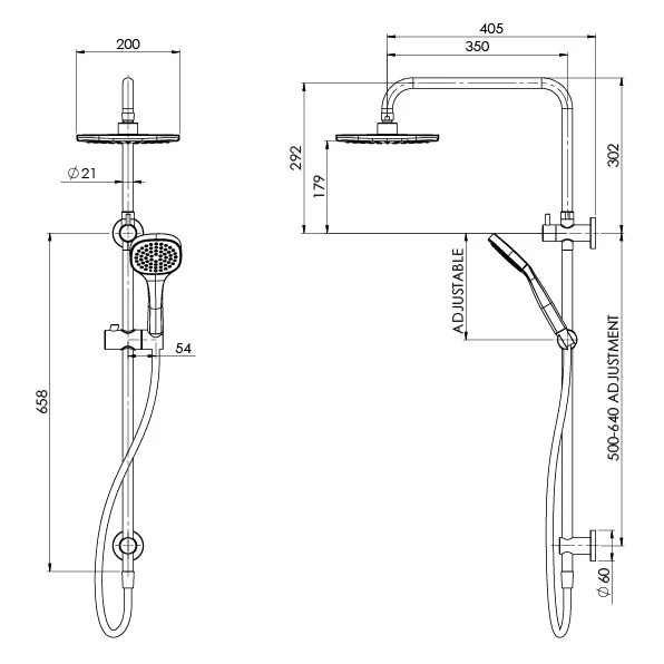 Phoenix Teva Twin Shower - Image 4