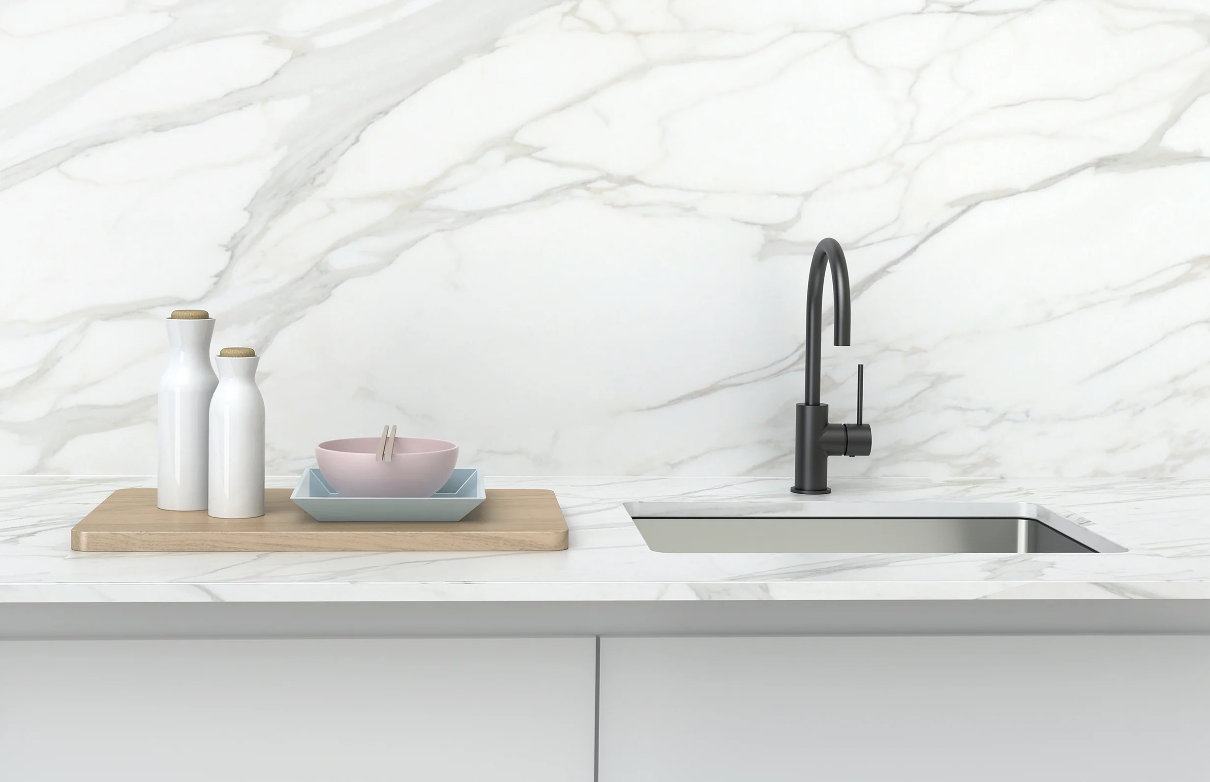 Phoenix Vivid Slimline 160mm Gooseneck Sink Mixer - Image 6