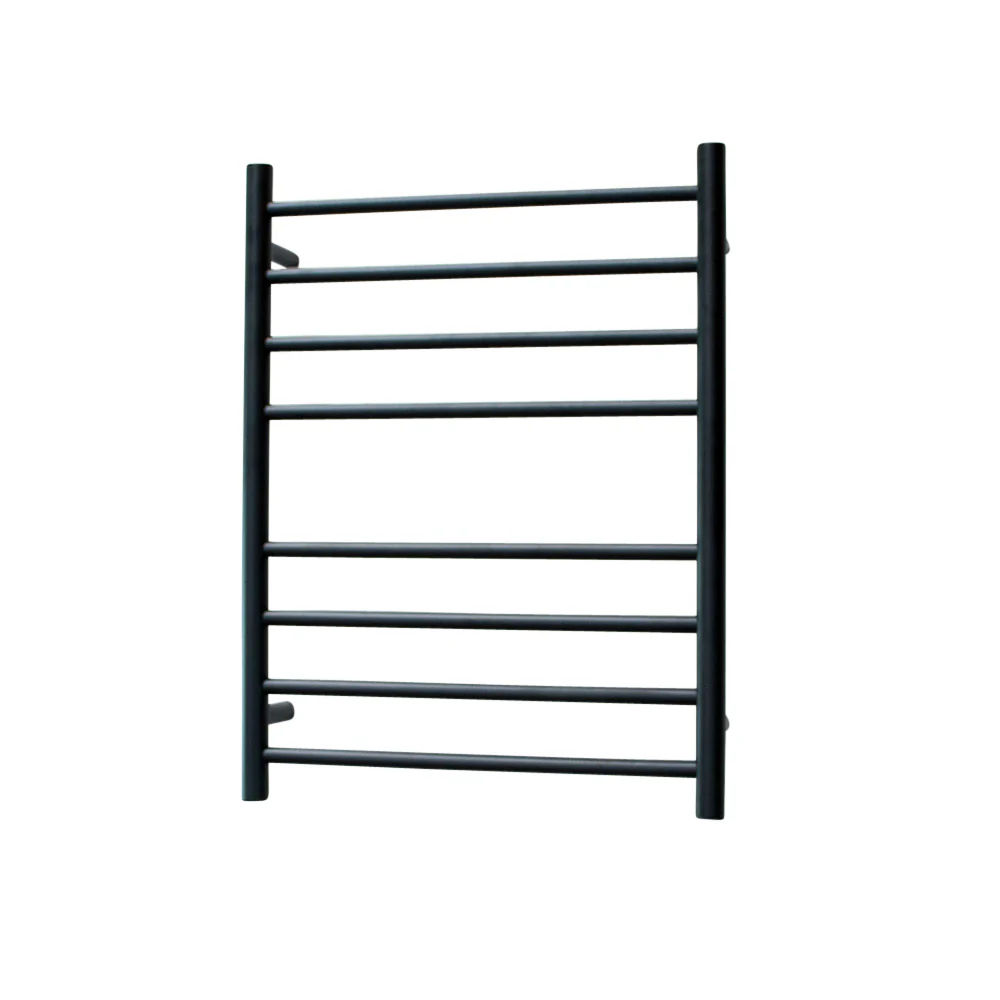 Radiant Heated Round Ladder 530 x 700mm Matt Black