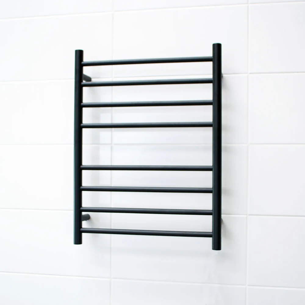 Radiant Heated Round Ladder 530 x 700mm Matt Black - Image 3