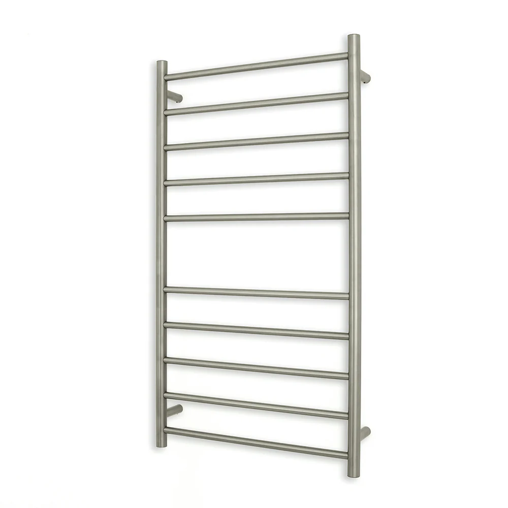 Radiant Heated Round Ladder 600 x 1100mm Brushed Nickel BN-RTR02