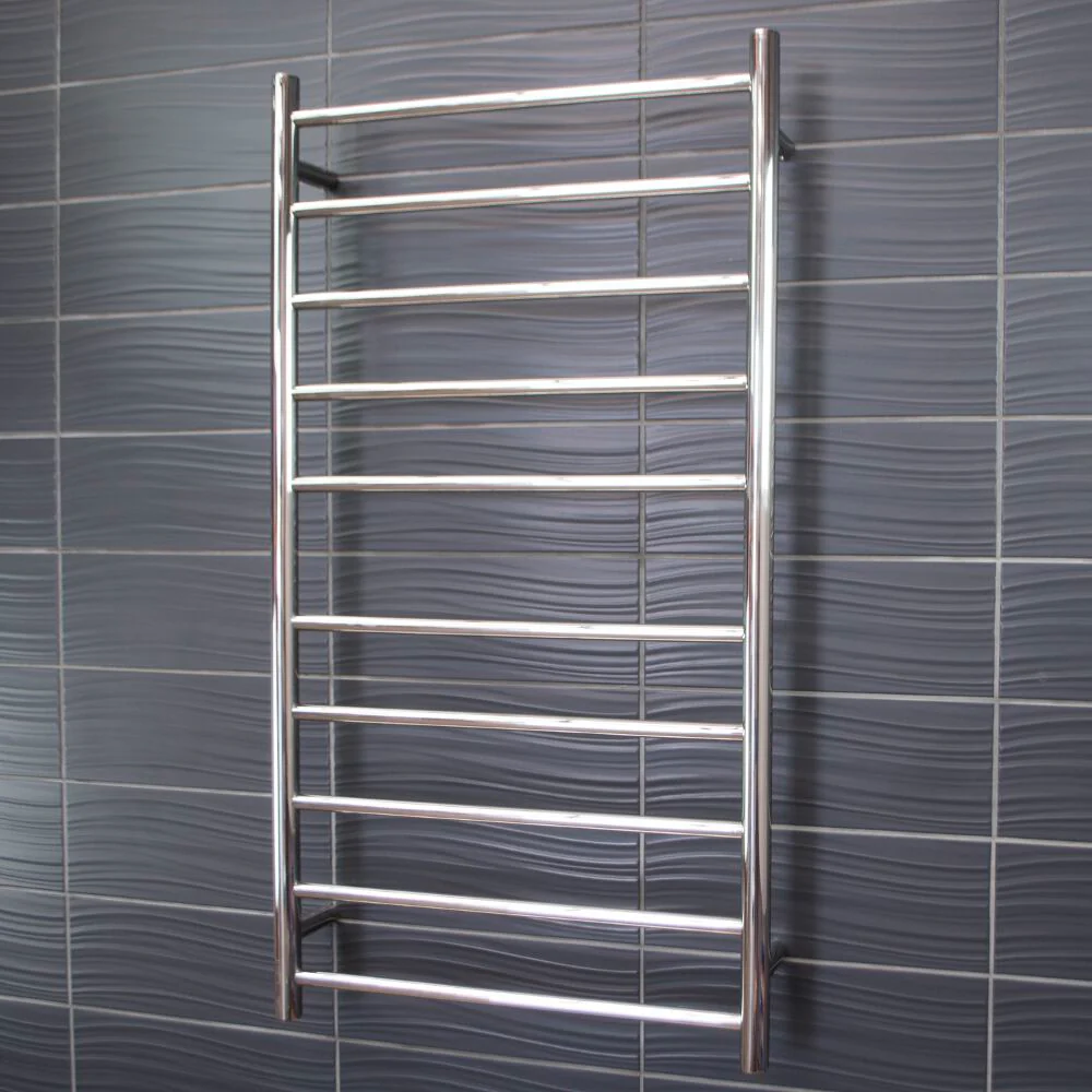 Radiant Heated Round Ladder 600 x 1100mm Mirror Polished - Image 3