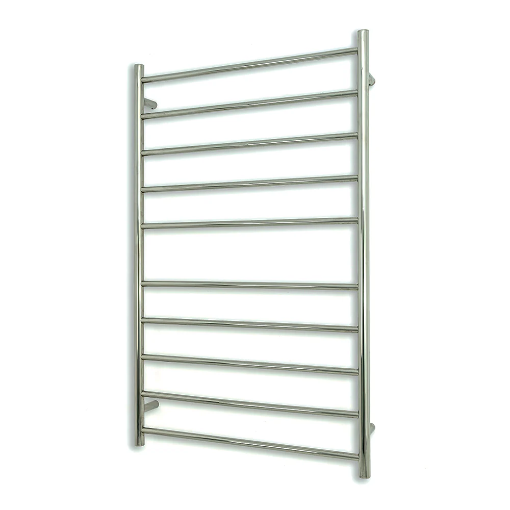 Radiant Heated Round Ladder 750 x 1200mm Mirror Polished