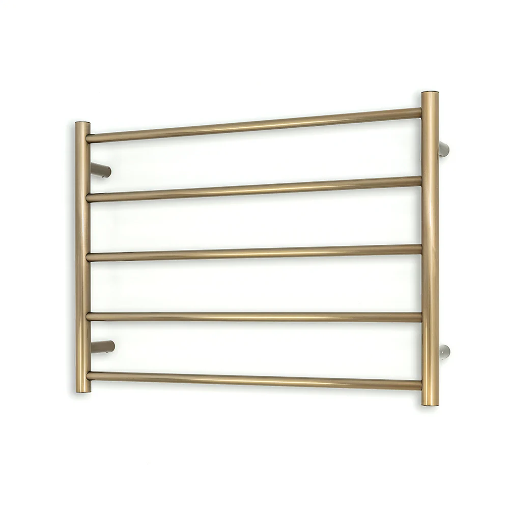 Radiant Heated Round Ladder 750 x 550mm Gloss Bronze