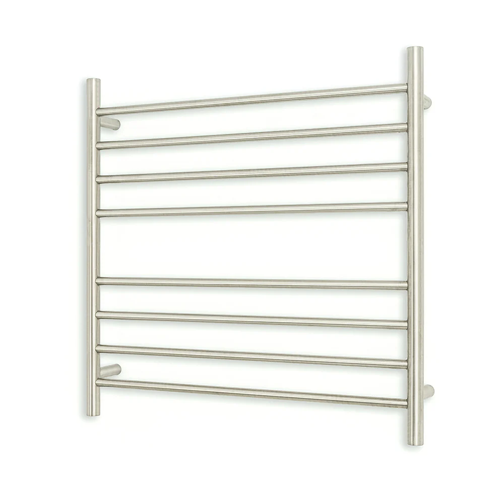 Radiant Heated Round Ladder 750 x 750mm Brushed Satin