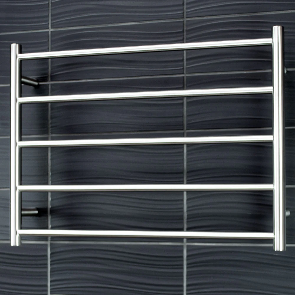 Radiant Non-Heated Round Ladder 750 x 550mm Brushed Satin - Image 3