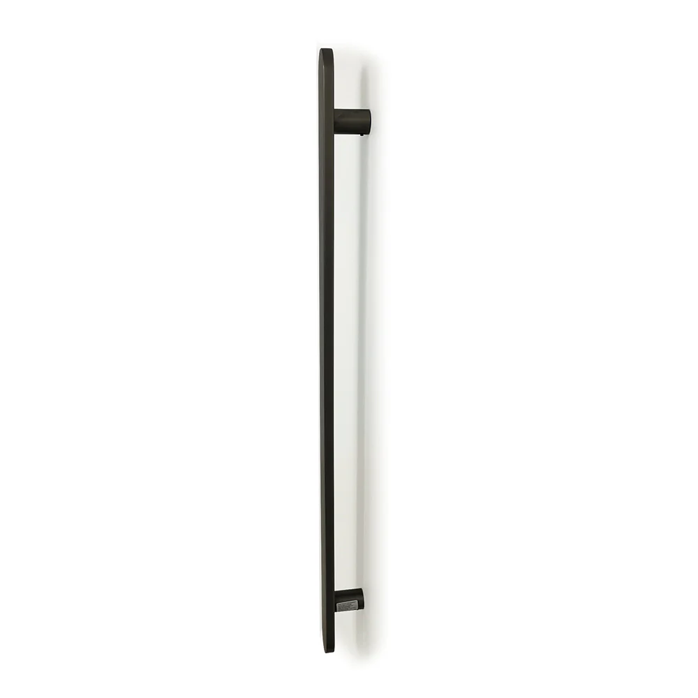 Radiant Vertical Flat Bar Towel Rail 50 x 930mm Gun Metal Grey GMG-FVTR-930 - Image 3