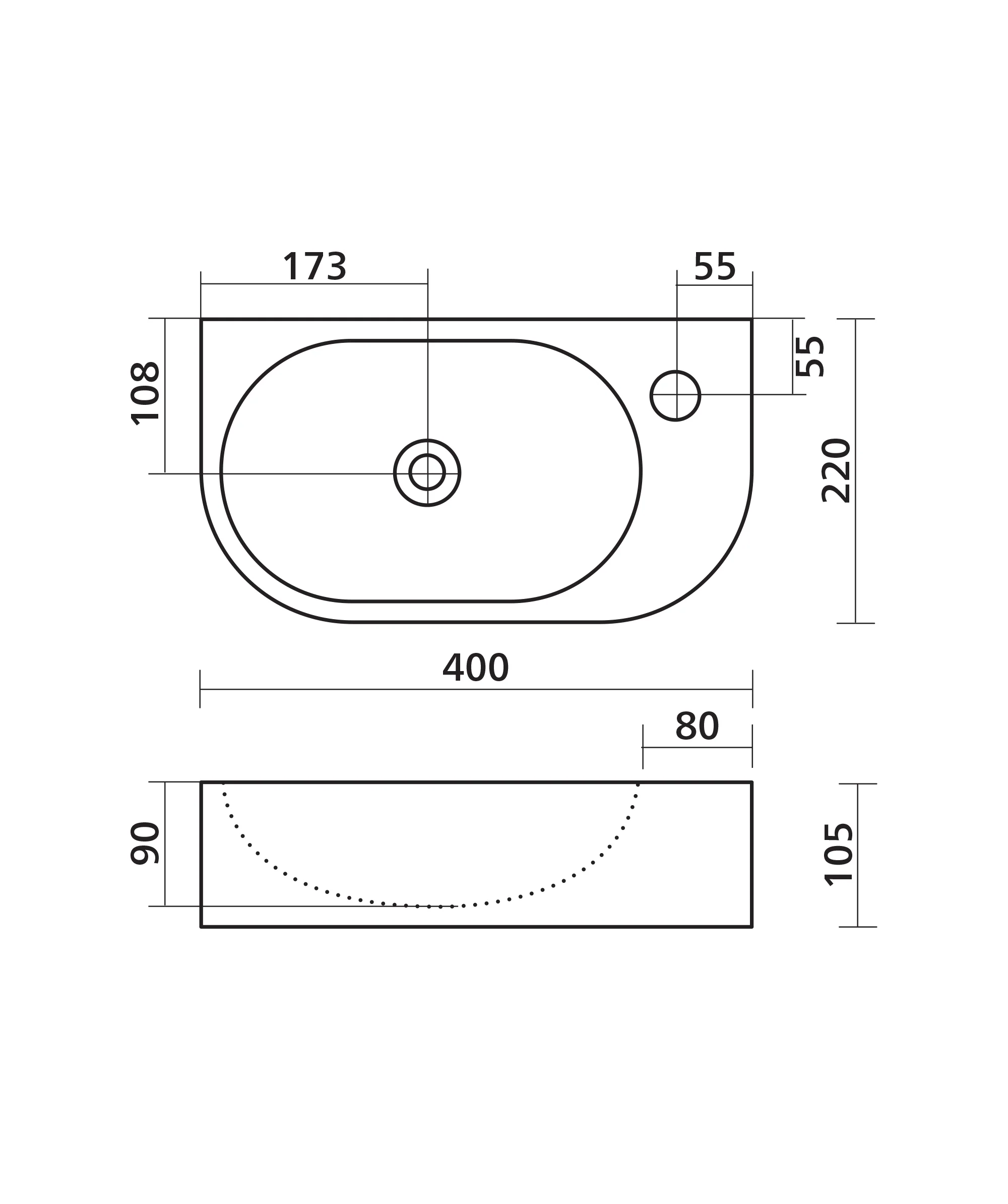 Seima Arko 485 Wall Basin - Image 4