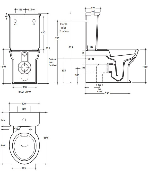 Studio Bagno Impero BTW Toilet Suite - Image 3