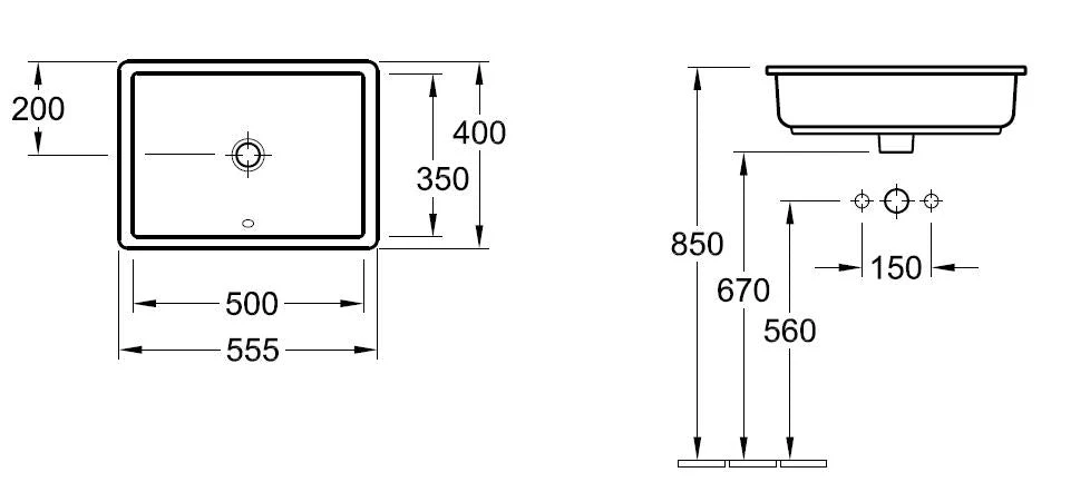 Villeroy & Boch Architectura Undercounter Basin - Image 3