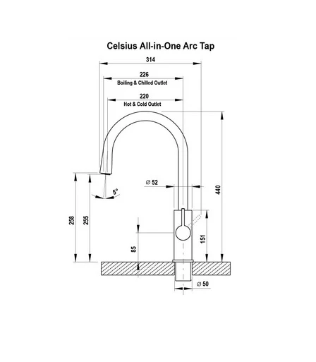 Zip HydroTap G5 BCSHA Celsius All-In-One Arc - Image 7